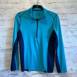 Patagonia Womens Medium Capilene Midweight Half Zip Baselayer Asia Fit Pullover